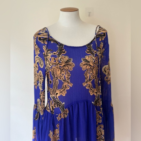 Free People Symphony Bell Sleeve Dress XS - Picture 3 of 7